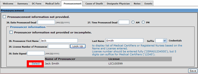 EDRS Help - Medical Users